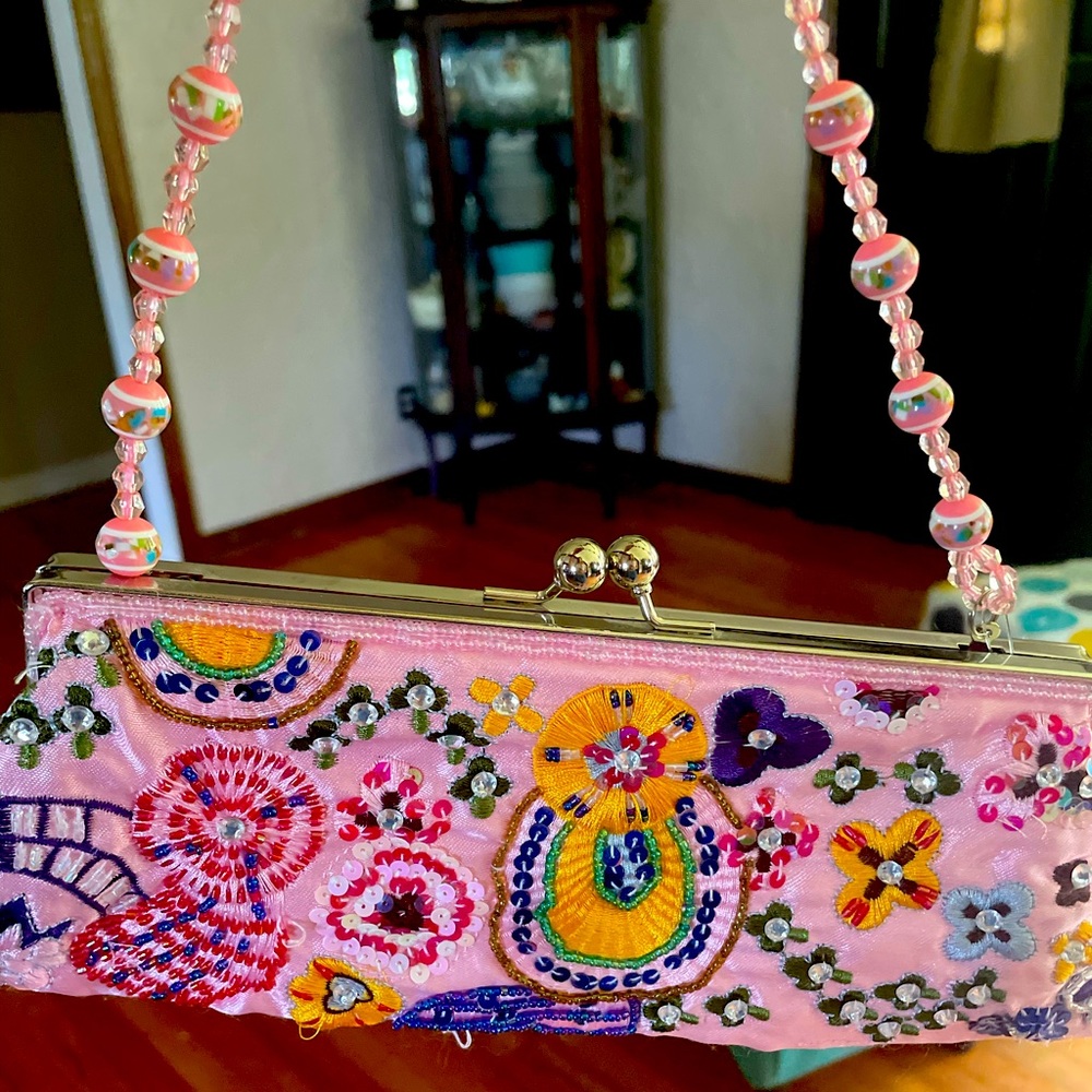 Beaded mini bag